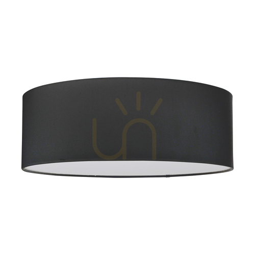 Kontrollera Taklampa Josefina, 1xLED, 2700 K, 18 W, vit metall/antracitfärgad skärm, Ø38 cm