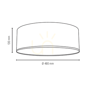Spot Light Josefina 4794802 LED-plafond, brun, Ø48 cm, 30 W, 2700 K small 3