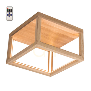 Kago LED-taklampa, 1xLED, 3000 K, 27 W, oljad ek, med fjärrkontroll, 35,5 cm small 0
