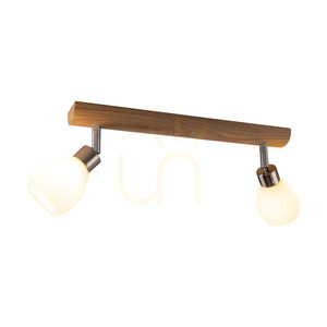 Kira taklampa (inkl.). 2xG9 LED, max.. 3 W, oljad ek/satinmetall/vit glasskärm, 39 cm small 1