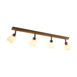 Kira taklampa (inkl.). 4xG9 LED, max. 3 W, oljad ek/satinmetall/vit glasskärm, 78 cm small 1