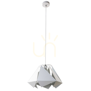 Kite taklampa 1xE27 Max. 60 W, vit metall/vit PVC-kabel, Ø 38 cm small 0