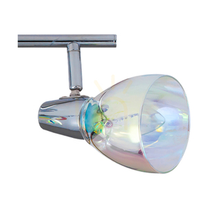 Kora taklampa, 3xE14, Max. 40 W, krom/flerfärgade glasskärmar, 58,5 cm small 1