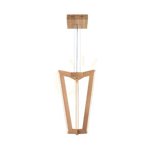 Leif taklampa, 6xLED, 3000K, 43W, oljad ek / genomskinlig PVC-sladd, 53 cm small 1