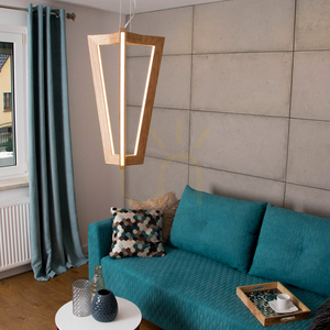 Leif taklampa, 6xLED, 3000K, 43W, oljad ek / genomskinlig PVC-sladd, 53 cm small 5
