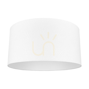 Leila golvlampa, 1xE27, Max. 60 W, kromfärgad metall/genomskinlig PVC-sladd/lampskärm av papper och PVC med krokodilmönster, Ø 50 cm small 2