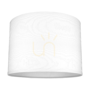 Leila bordslampa, 1xE27, Max. 40 W, krommetall / genomskinlig PVC-sladd / lampskärm av papper och PVC med trämönster, Ø 50 cm small 2
