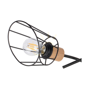 Linra taklampa, 3xE27, Max. 40 W, oljad ek/svart metall, Ø 70 cm small 1