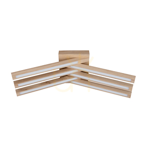 Linus taklampa, 6 x LED, 3000 K, 27 W, oljad ek, 57 cm small 0