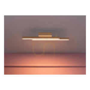 Linus Straight 2xLED 3000K 12W taklampa, oljad ek, 54,5 cm small 2