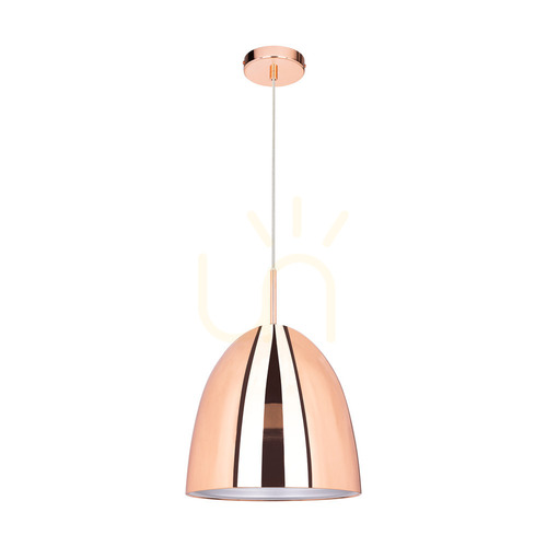 Kontrollera Mads taklampa, 1xE27, Max. 60 W, kabel av koppar och transparent PVC, Ø 30 cm