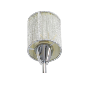 Marbella vägglampa 1xE14 Max. 9 W lampskärm i krommetall/silver, 22 cm small 1