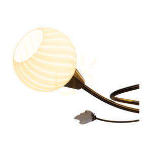Marbella taklampa, 4xE14, Max. 40 W, metall med patina/vit glasskärm, 79 cm small 4
