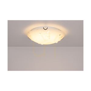 Taklampa Maryland, inkluderar 1 st LED-lampa 2700K 13 W, kromad metall/vit glasskärm, Ø30 cm small 4