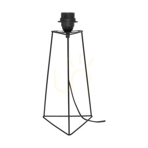 Marlene bordslampa, 1xE27, Max. 25 W, svart metall/svart PVC-sladd/vit lampskärm, Ø 30 cm small 1