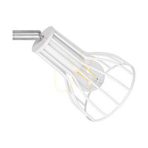 Megan vägglampa 1xE14 Max. 40 W vit metall 18 cm small 2