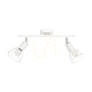 Megan taklampa, 2xE14, Max. 40 W, vit metall, 37,5 cm small 0