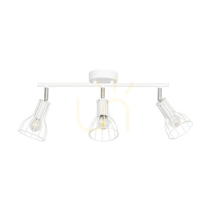 Megan taklampa, 3xE14, Max. 40 W, vit metall, 47,5 cm small 0