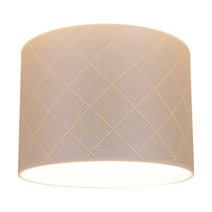 Mirabella bordslampa, 1xE27, Max. 60 W, oljad ek/antracit, flätad sladd, pärlfärgad lampskärm, Ø 30 cm small 2