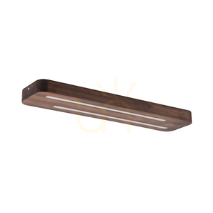 Neele taklampa, 2xLED, 3000 K, 12 W, bok- och valnötsträ, 55 cm small 0