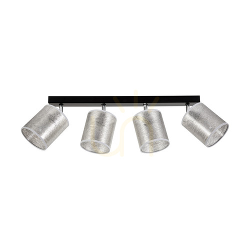 Kontrollera Taklampa Nevoa, 4xE27, Max. 25 W, svart-krom metall/silver, 90 cm lampskärm