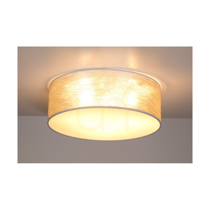 Taklampa Nevoa, 3xE27, Max. 25 W, vit metall/silver, lampskärm Ø 38 cm small 2