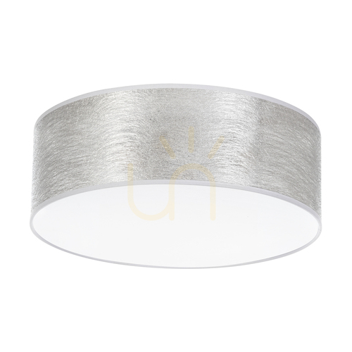 Kontrollera Taklampa Nevoa, 3xE27, Max. 25 W, vit metall/silver, lampskärm Ø 38 cm