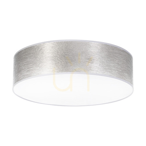 Kontrollera Taklampa Nevoa, 4xE27, Max. 25 W, vit metall/silver, lampskärm Ø 48 cm