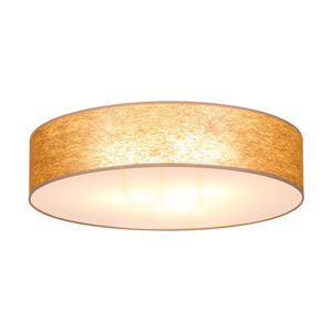 Taklampa Nevoa, 4xE27, Max. 25 W, vit metall/guldfärgad lampskärm, Ø 58 cm small 1