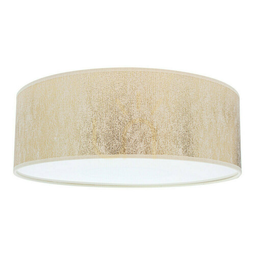 Kontrollera Ora taklampa, 3xE27, Max. 25 W, vit metall/guldfärgad lampskärm, Ø 38 cm