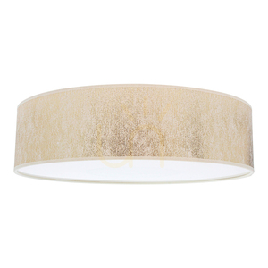Ora taklampa, 4xE27, Max. 25 W, vit metall/guldfärgad lampskärm, Ø 48 cm small 0