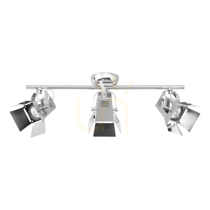 Taklampa med fotomotiv, inkluderar 3 st. GU10-LED-lampor, max.. 5 W, krommetall, 57 cm small 0
