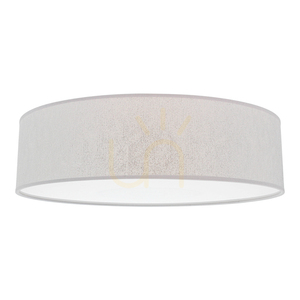 Prata taklampa, 4xE27, Max. 25 W, vit metall/silverfärgad skärm, Ø 48 cm small 0