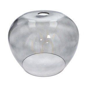 Praia taklampa, 3xE27, Max. 60 W, oljad ek/svart metall/svart PVC-sladd/lampskärm i rökt glas, 120 cm small 1