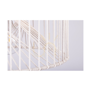 Reve taklampa, 1xE27, Max. 15 W LED, oljad ek/natur, flätad kabel/krämfärgad flätad bomullssladd, Ø 50 cm small 3