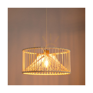 Reve taklampa, 1xE27, Max. 15 W LED, oljad ek/natur, flätad kabel/krämfärgad flätad bomullssladd, Ø 50 cm small 4
