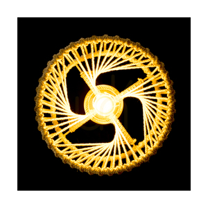 Reve taklampa, 1xE27, Max. 15 W LED, oljad ek/natur, flätad kabel/krämfärgad flätad bomullssladd, Ø 30 cm small 3