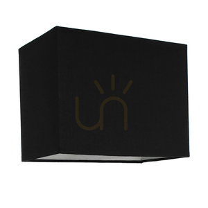 Sonar vägglampa 1xE27 Max. 25 W, bokträ, valnöt/svart metall/svart lampskärm, 22 cm small 1