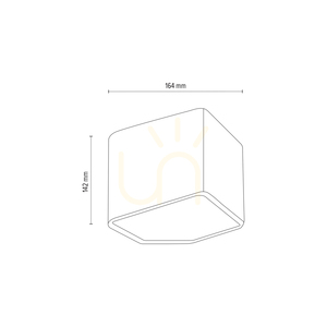 Space vägglampa, inklusive 1 st LED 3000K 6W, svart/guldmetall, 16,4 cm small 3