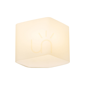 Space vägglampa, inklusive 1 st LED 3000K 6W, vit metall, 17 cm small 0