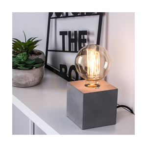 Spot Light STRONG 6170936 bordslampa – grå betong, 10 cm fot, E27 small 1