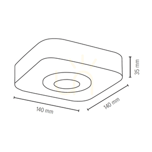 Sunniva taklampa, inklusive 1 st LED-lampa 3000 K 5 W, bok- och valnötsträ / satinmetall, 14 cm small 2