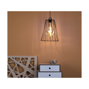 Swan taklampa 1xE27 Max. 60 W, oljad ek/svart metall/svart PVC-sladd/svart metallskärm, Ø 30 cm small 2