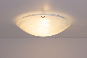 Taklampa Sydney, 2xE27, Max. 60 W, kromad metall/vit glasskärm, Ø 40 cm small 3