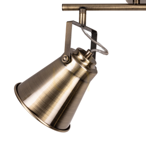 Tekla taklampa, 2xE27, Max. 60 W, metallpatina, 39 cm small 2