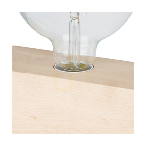Theo bordslampa, 1xE27, Max. 25 W, björk/svart, PVC-kabel 18 cm small 1