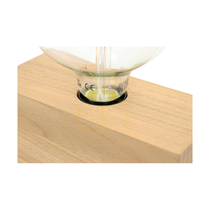 Theo bordslampa, 1xE27, Max. 25 W, oljad ek/svart, 18 cm PVC-sladd small 1