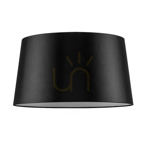 Golvlampa med tre ben, 1xE27, Max. 60 W, bok- och valnötsträ, genomskinlig PVC-sladd, svart lampskärm, 67 cm small 1