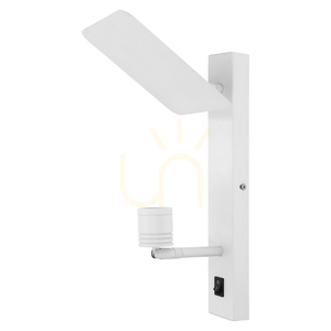 Turid vägglampa, 1xLED, 3100 K, 3 W, vit metall, 16 cm small 0