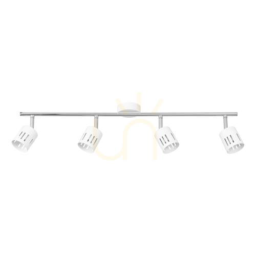 Kontrollera Taklampa Ulrika, 4xG9, Max. 28 W, krom/vit metall, 82 cm